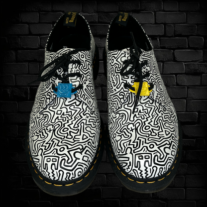 Dr. Martens Black & White Oxfords - M Size 11