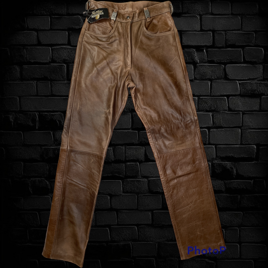 NEW w/Tags Rollfast Indianapolis Leather Pants - Size 28