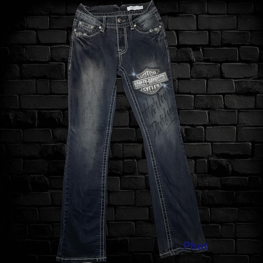 mySTYLE Harley Davidson Low-Rise Jeans - W Size 4