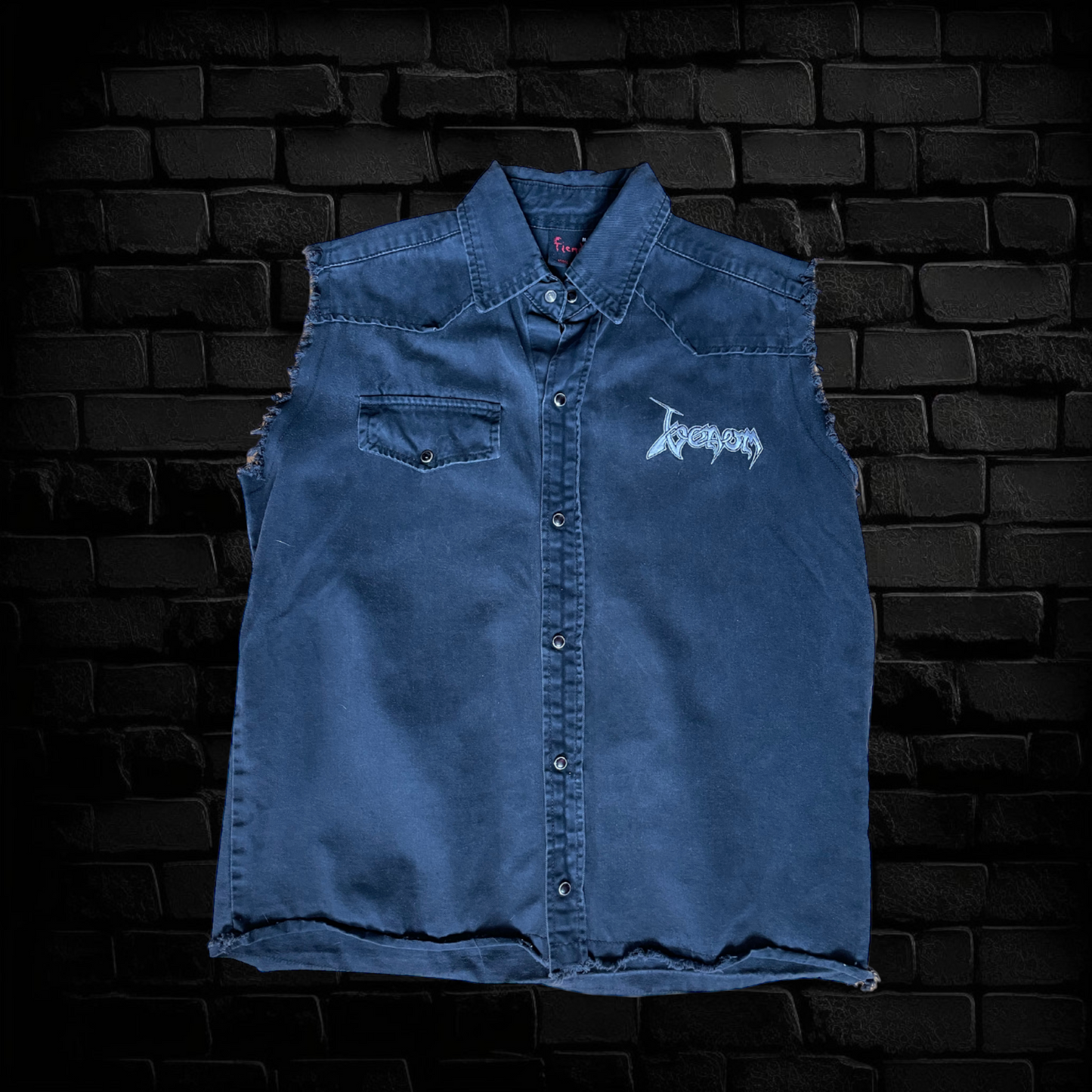 Fiend Cut-off Vest avec logo brodé - Taille M