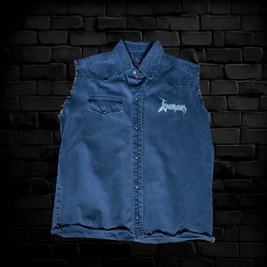 Fiend Cut-off Vest with Embroidered Logo - Size M