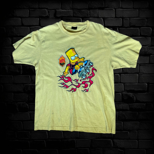 T-shirt An 2000 Bart Simpson - Taille XL