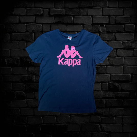 T-shirt Kappa noir du début de l'an 2000 - taille M